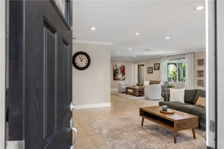 entering into the family room