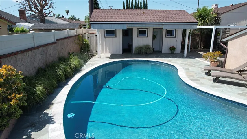 Stand alone enclosed pool house (pos. ADU)