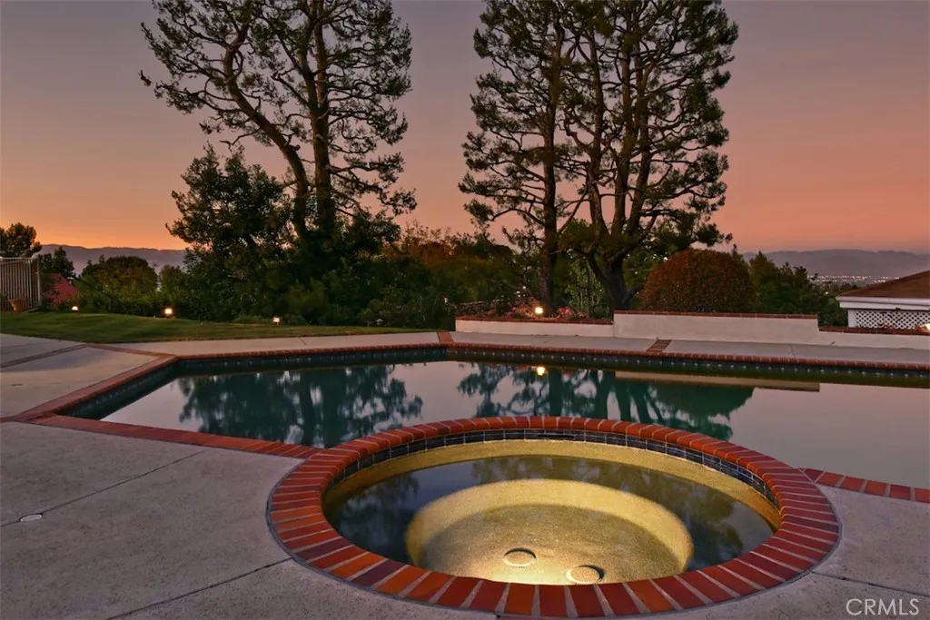 Pool and Spa at Twilight