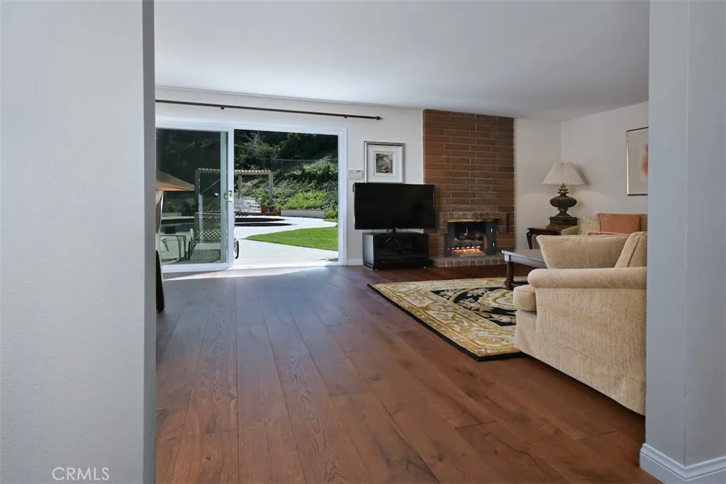 Family Room Opening up to the Backyard