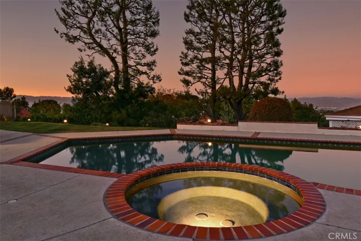 Pool and Spa at Twilight