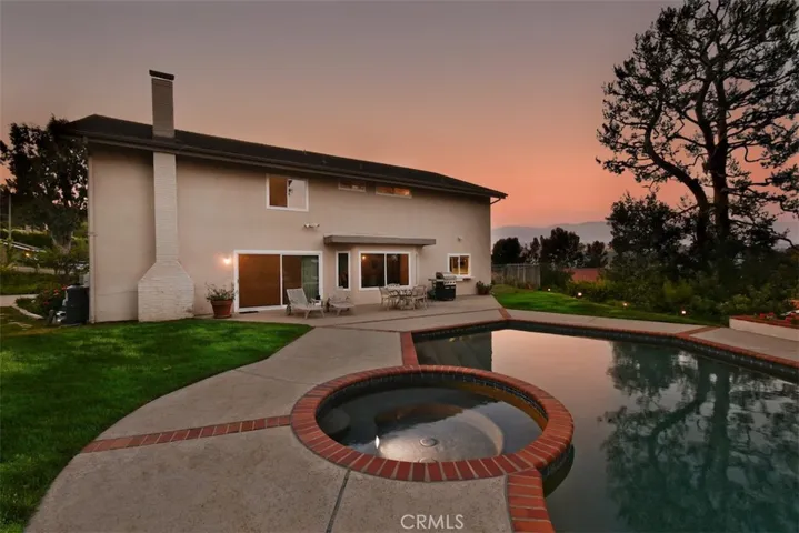 Backyard at Twilight