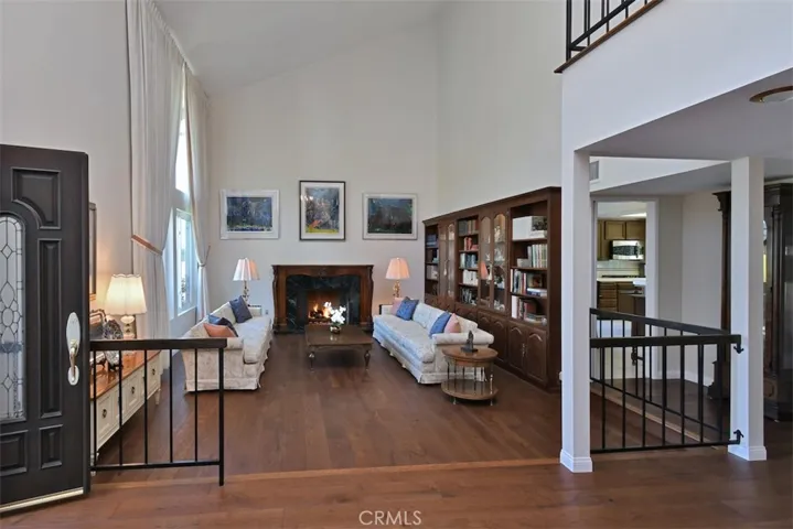 Formal Living Room with Fireplace