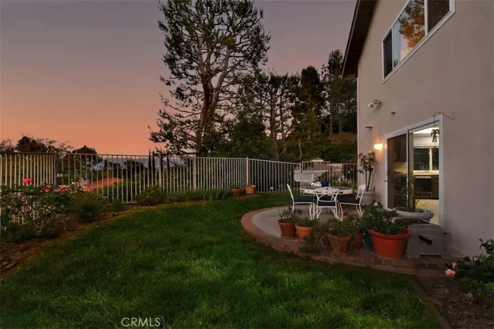 Twilight Views off of the Kitchen