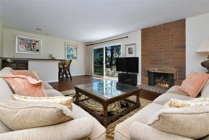 Family Room with Wet Bar