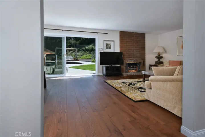 Family Room Opening up to the Backyard