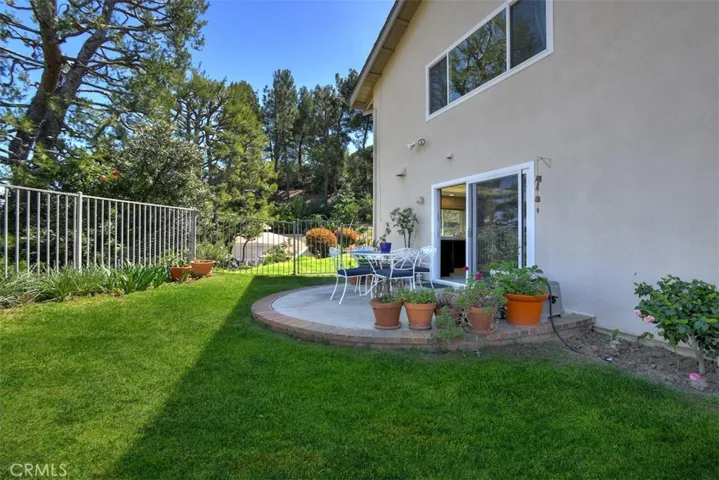 Side Yard off of the Kitchen