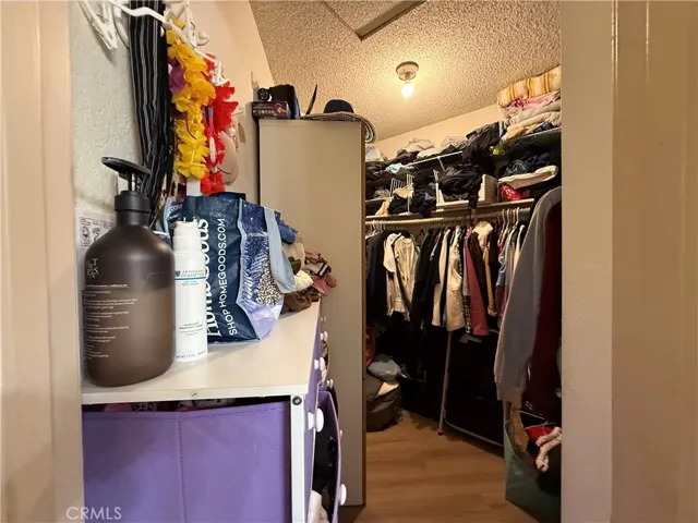 Hugh space for the walk-in Closet