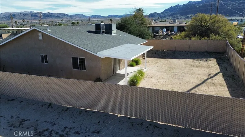 backyard and patio