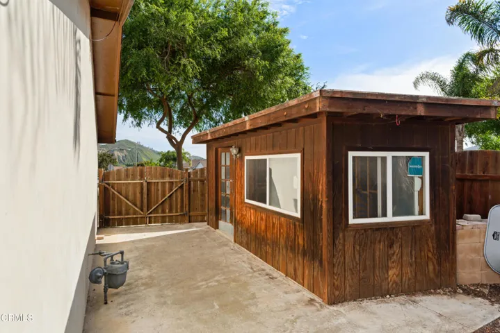 Shed and Side Yard