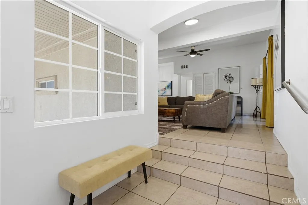 main house hallway to living room