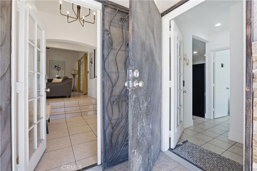 Left entrance: main house. Right entrance: ADU