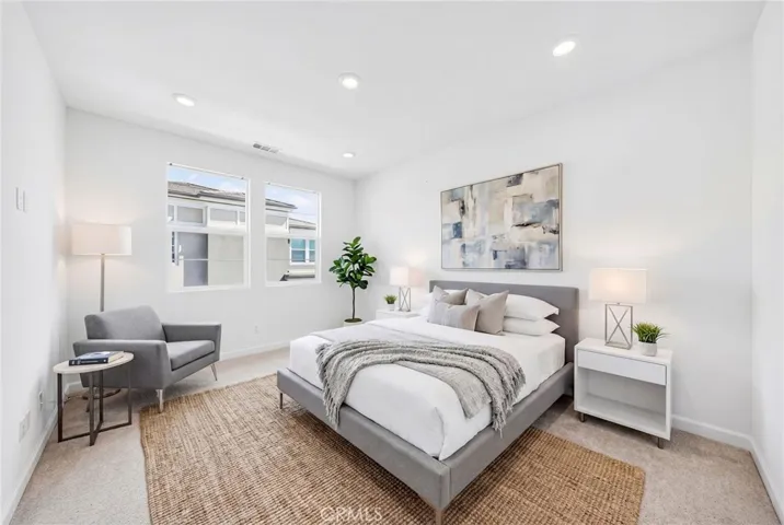 Primary Bedroom Virtually Staged