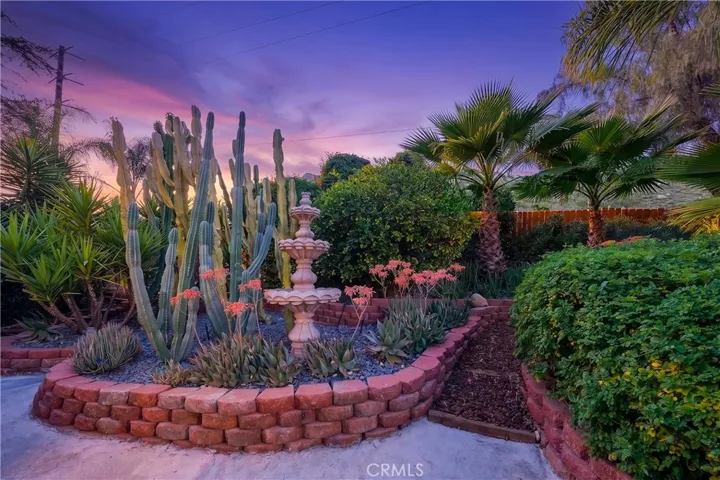 Garden Pathways and Fountains