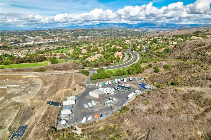 Looking above the RV lot towards Mesa Vista and Saddleback MOuntain.