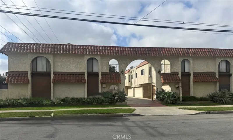 front of building