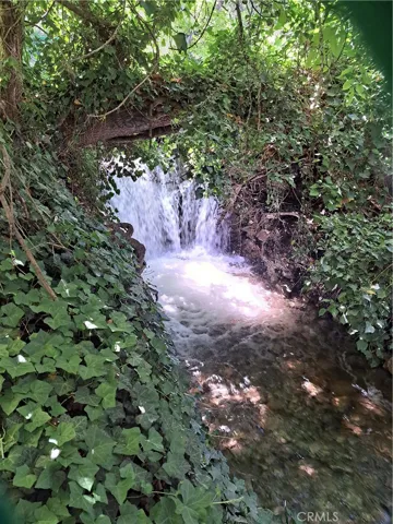 This waterfall is Happy Jack Creek and is on the property.