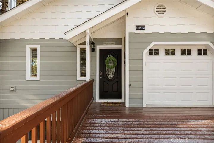 Level entry and parking.