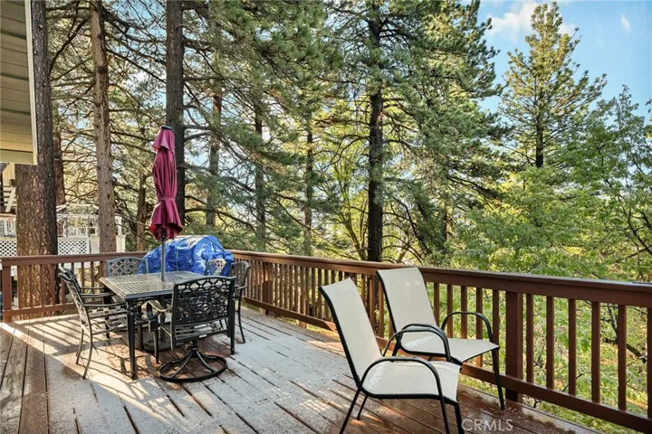 Deck perfect extension of dining area during those summer months.