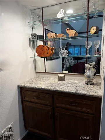 Dry Bar in Livingroom