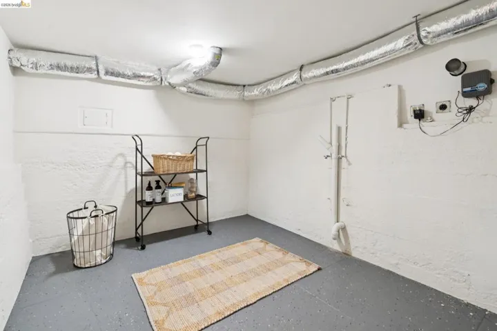 View of below grade area