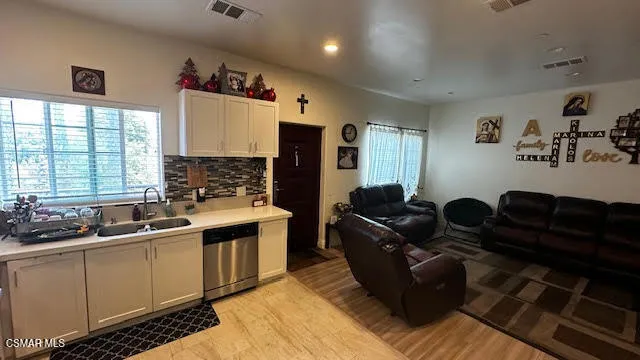 Kitchen & Living Room