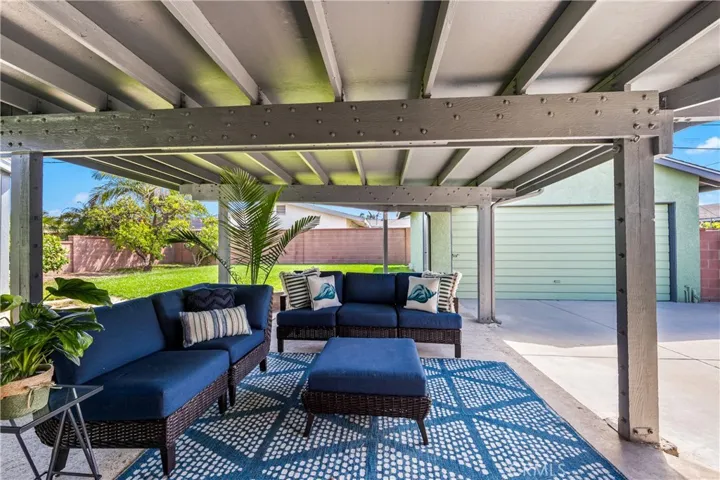 Wonderful back patio.