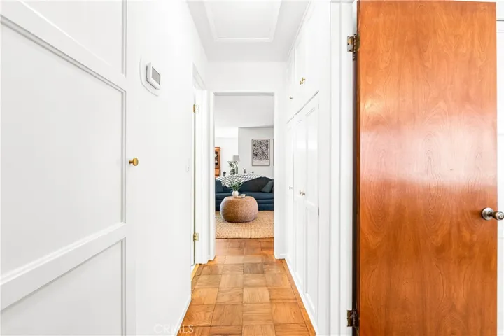 Hall looking towards the living room.