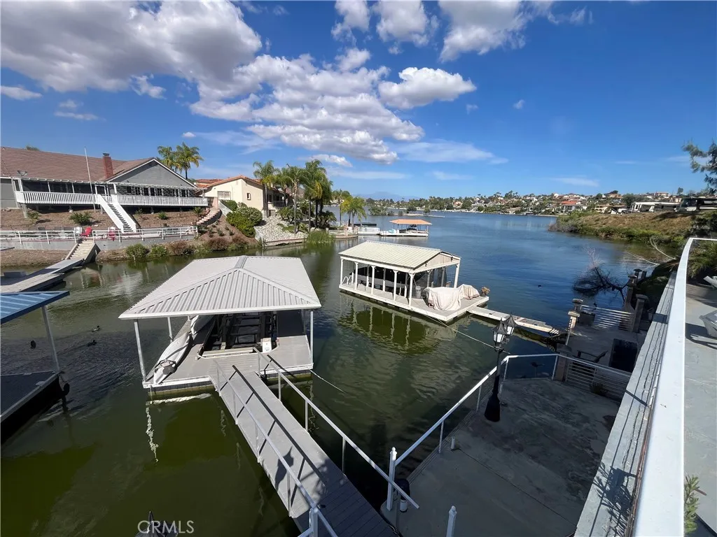 Private Dock with boat lift