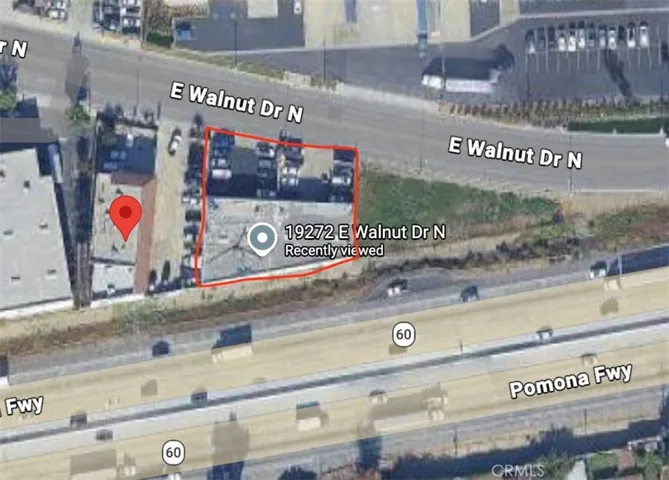 19266 E Walnut Drive one story cash flowing retail in high visibility area off 60 freeway.