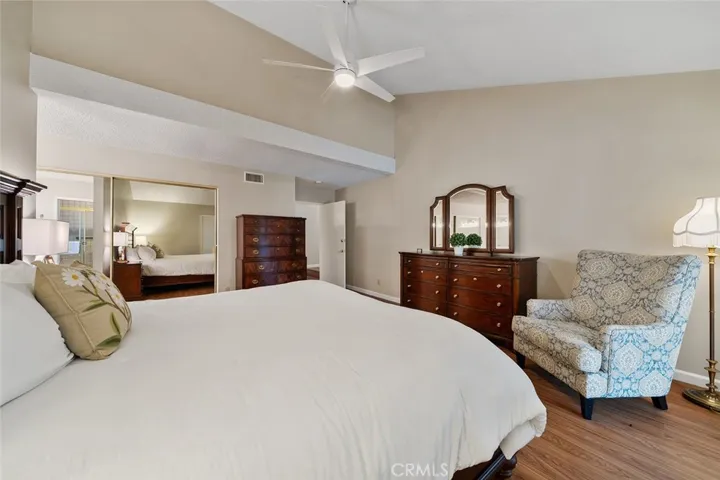 Tranquil and peaceful setting in this lovely spacious primary bedroom with en suite.