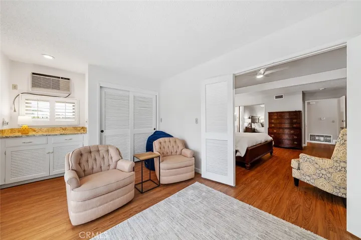 Extended area from the primary bedroom with extra closet/storage.