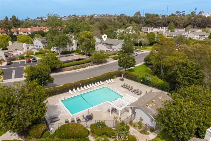 2852 Nantucket is situation in an ideal location at the edge of the community, across from the greenbelt and path to the park and trails and also just across the street from the community pool and spa.