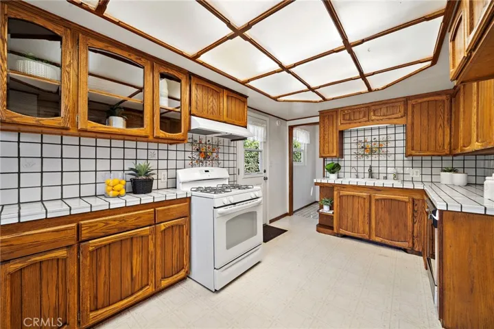 Nice Lighting elements make this kitchen space a special place to entertain family and friends