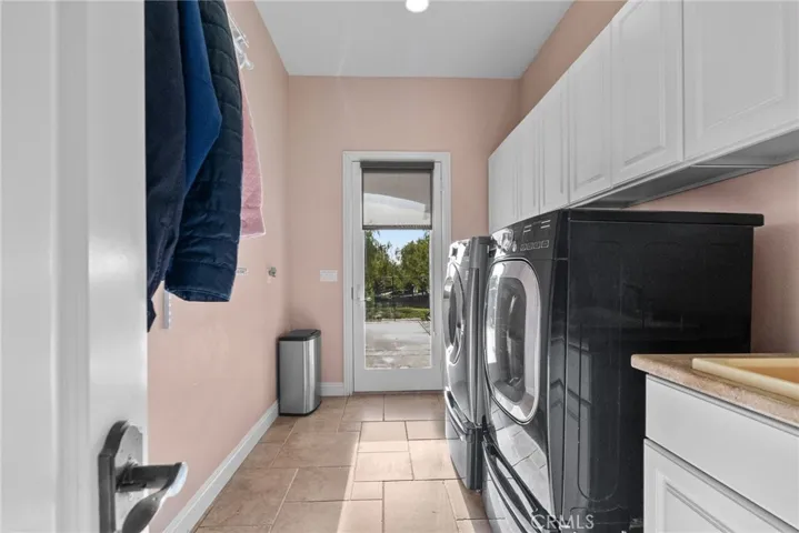Laundry Room with Door to outside