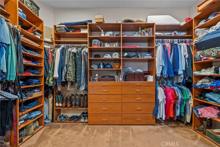 Built-in's in Master Closet