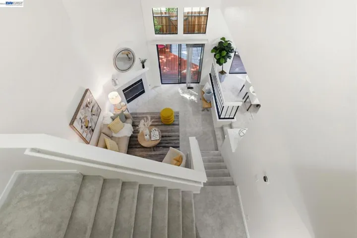 top down view of Living Room