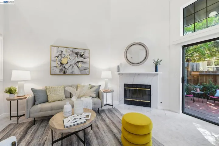 Living Room with Fireplace