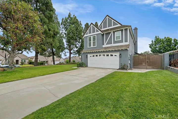 West side of home