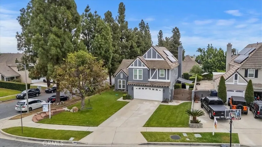 Front of home (Arial)
