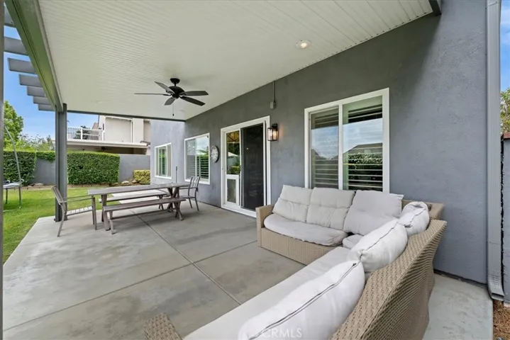 Backyard patio