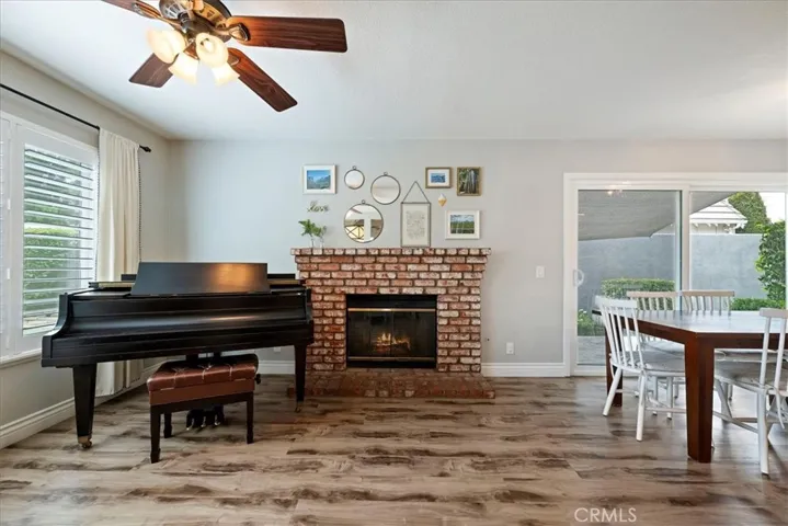 Family Room and in Kitchen Dining Area