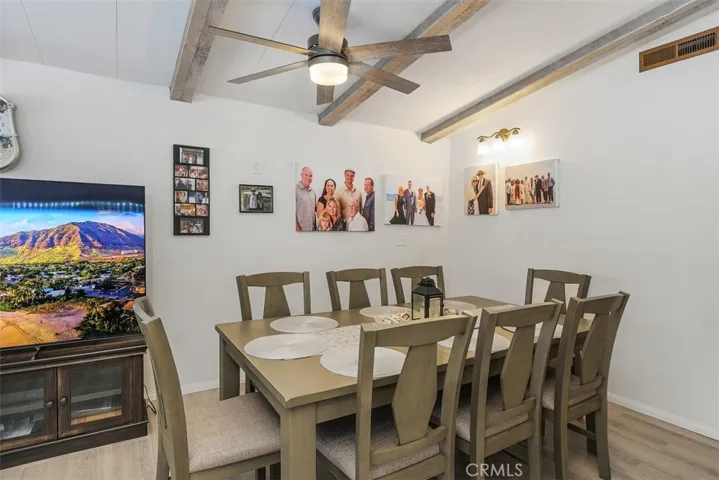 Dining room is great for formal meals
