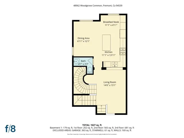 Living Room | Kitchen | Breakfast Nook | Dining Area