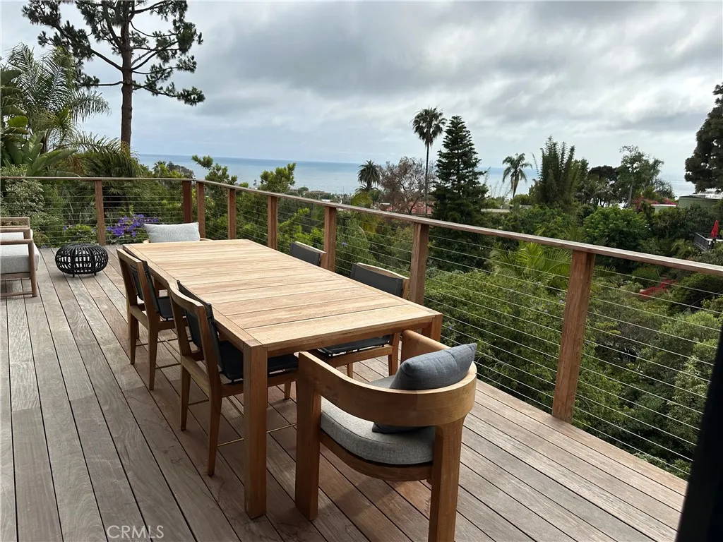 Upstairs view deck