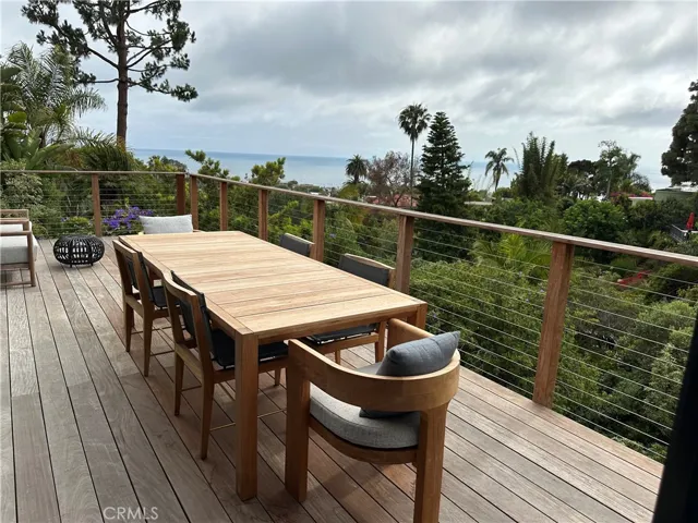 Upstairs view deck