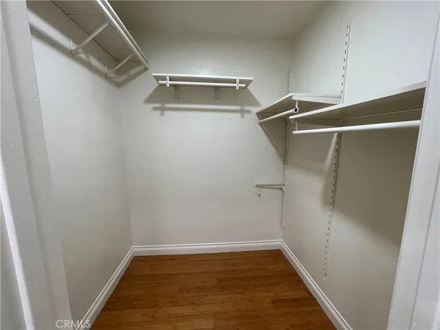 Master bedroom walk-in closet