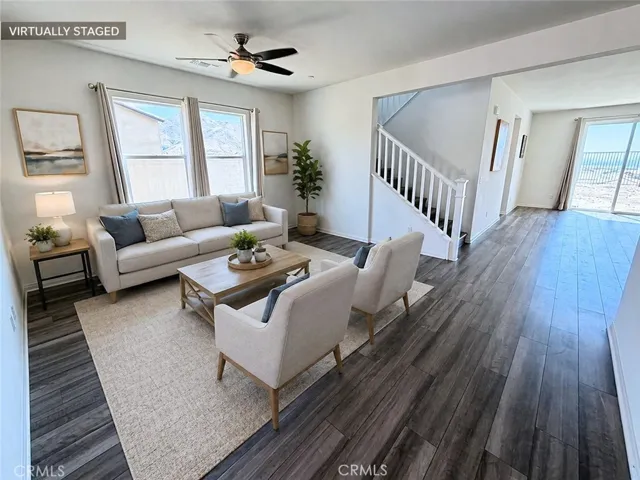 Virtually Staged Living Room