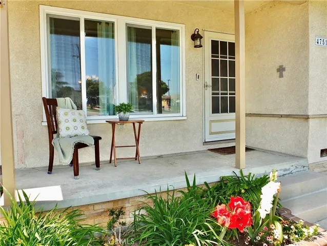 Inviting porch entrance