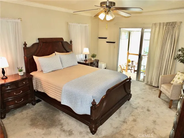 Primary suite opens to private sunroom